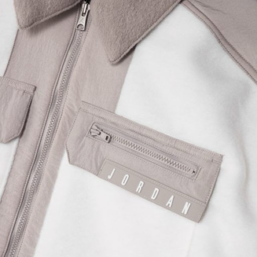 Nike x Jordan Collaboration : 2021 Air Jordan Jacket Summit White | Size L | NWT - Picture 12 of 16